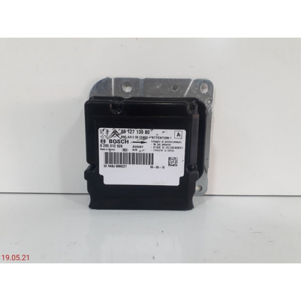 Módulo Airbag Acionado Peugeot 208 1.6 15 A 20 9812713980