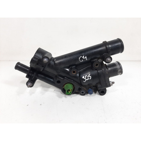 Carcaça Com Válvula Termostática Citroen C4 2007 A 2013