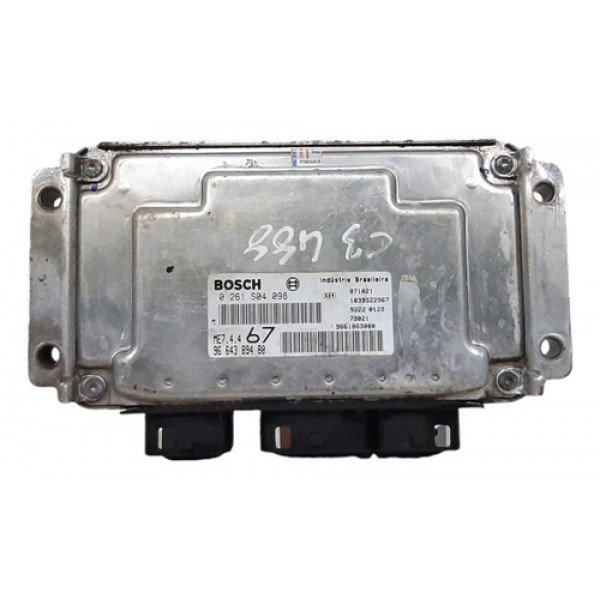 Módulo Injeção Citroen C3 1.4 2003 A 2012 9664389480 Bloq.