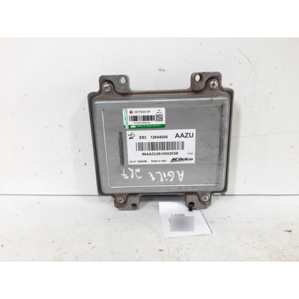 Modulo Injeção Agile Montana 1.4 Flex 2009 A 2014 Bloqueado