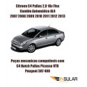 Bico Injetor C4 Pallas Hatch Peugeot 307 2.0 16v 2007 A 2013