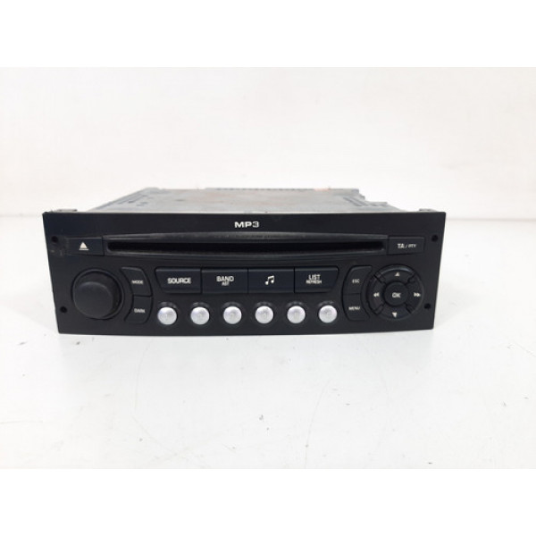 Rádio Citroen C4 Hatch Pallas Vtr 2007 2008 A 2013 Bloqueado