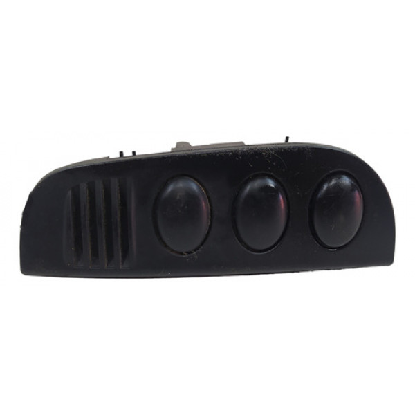 Moldura Central Botão Falso Citroen C3 2003 2004 2005 A 2012