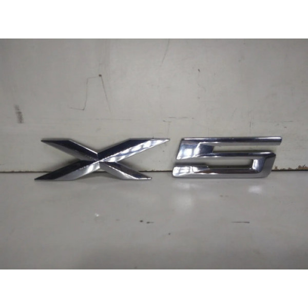 Emblema X5 Tampa Traseira Bmw X5 2000 2001 2002 2003 A 2006