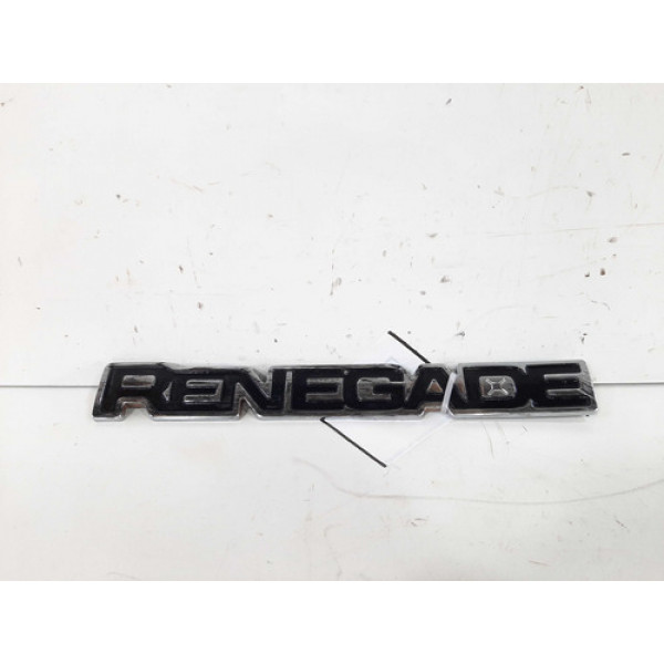 Emblema Porta Dianteira Jeep Renegade 2016 A 2020 Com Avaria