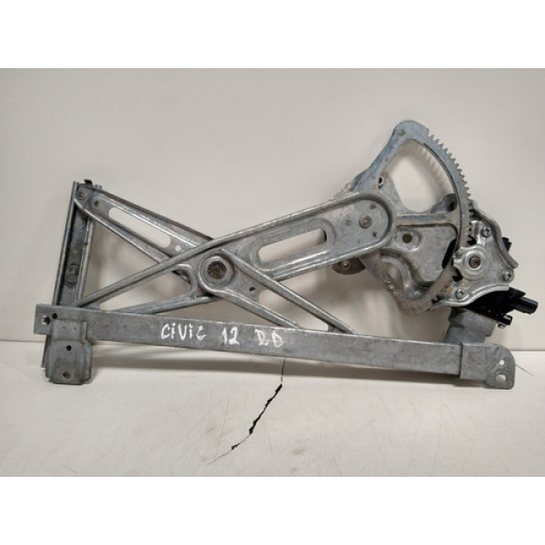 Máquina Vidro Porta Dianteira Direita Honda Civic 12 A 2016