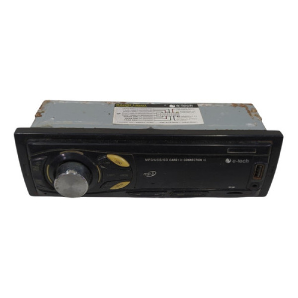Aparelho Som Automotivo E Tech Mp3 Light