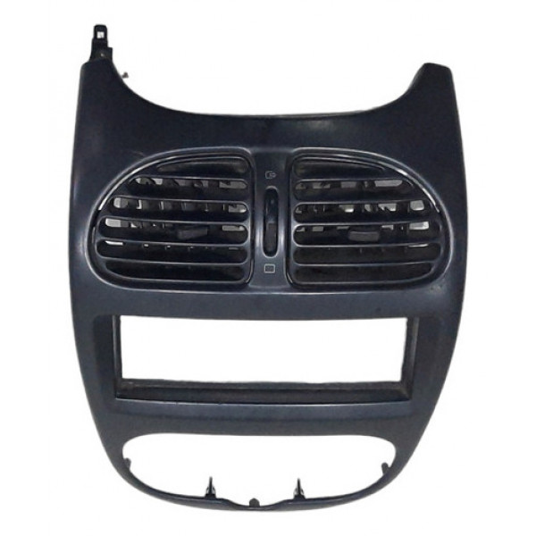 Moldura Central Painel Peugeot 206 2002 2003 2004 A 2010