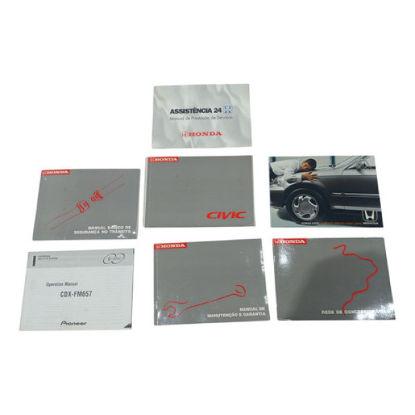 Manual Proprietário Honda Civic 1.6 1996 1997 1998  A 2005