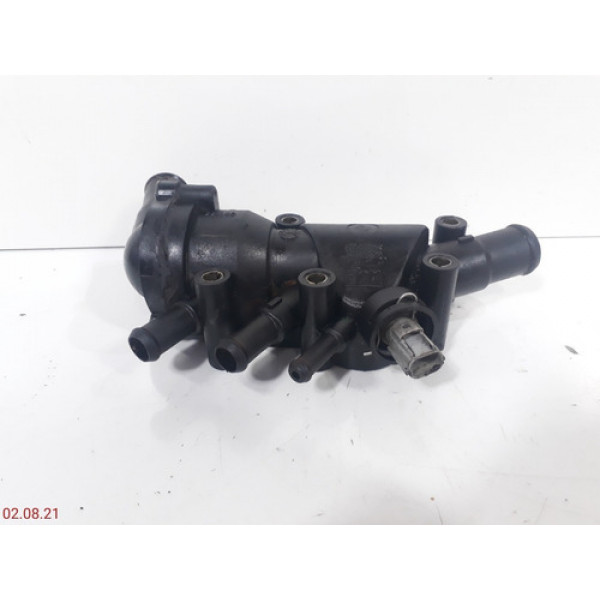 Carcaça Válvula Termostática Ford Ka Fiesta 1.0 1996 A 2002