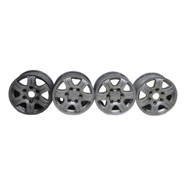 Jogo Roda 5x120 R15 Chevrolet Blazer S10 1995 A 2000