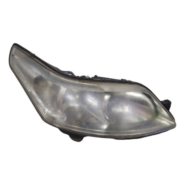 Farol Dianteiro Direito Citroen C4 2007 A 2013 C/ Avaria