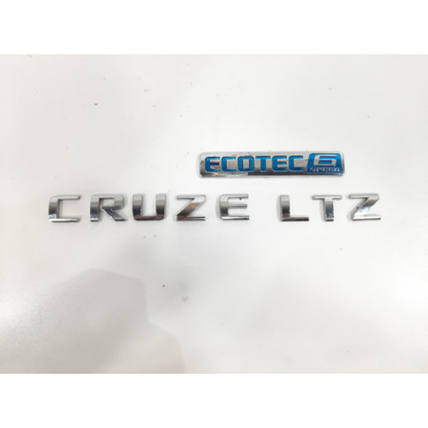 Kit Emblema Tampa Traseira Cruze Ltz 1.8 Ecotec 2011 A 2016