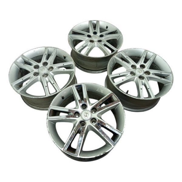 Jogo Roda Aro 17 5x114 Hyundai I30 2009 A 2012 Com Detalhe