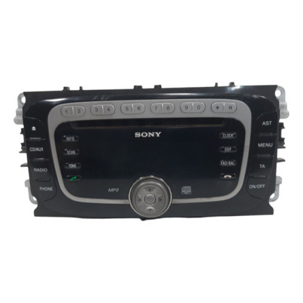 Rádio Som Cd Player Ford Focus 2009 2010 A 2013 A12190646