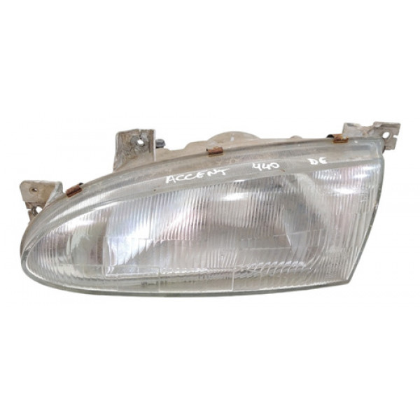 Farol Dianteiro Esquerdo Hyundai Accent 1995 1996 A 1997