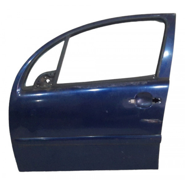 Porta Dianteira Esquerda Citroen C3 2003 A 2012 C/ Avaria